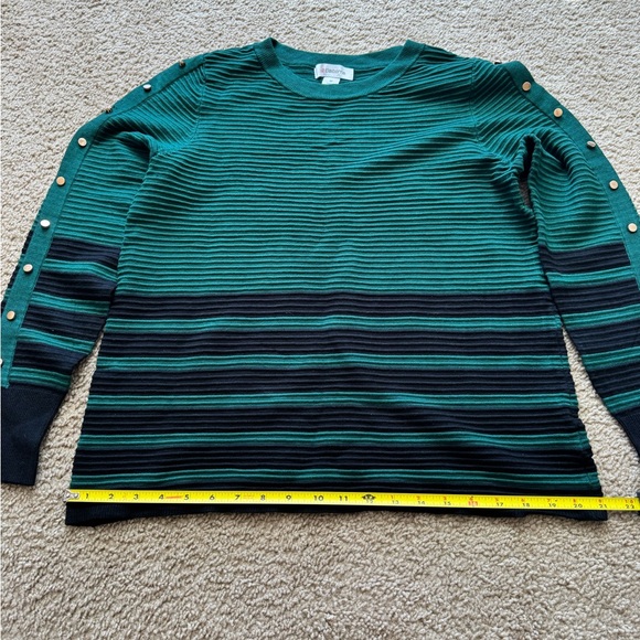 Liz Claiborne Ribbed Sweater - Picture 2 of 11